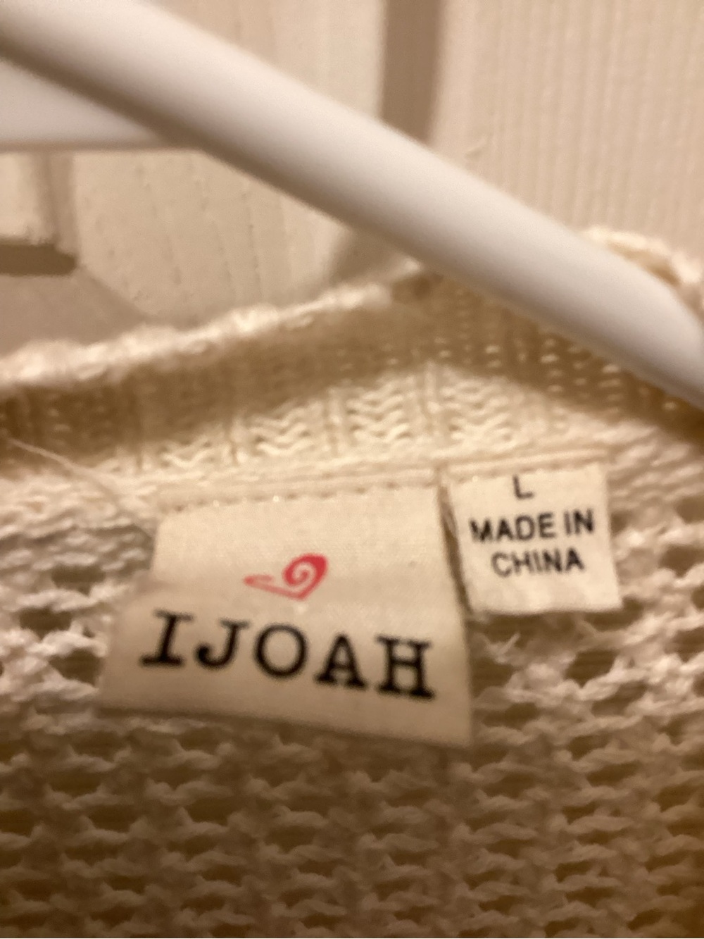 J.O.A. Cream Open-Front Ruffle Knit Cardigan - Picture 2 of 5